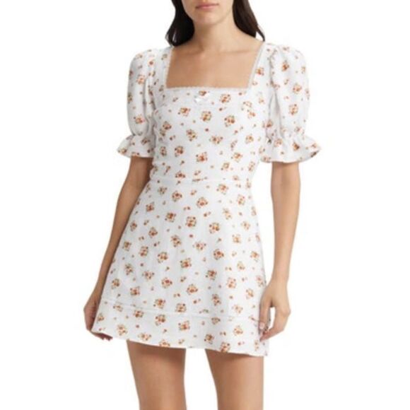 NWOT Reformation Evianna Linen Dress - Picture 1 of 5